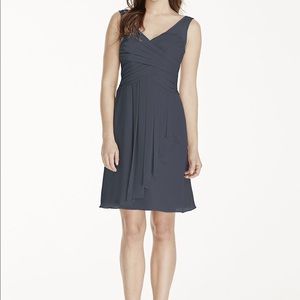 David’s Bridal - Grey - Bridesmaid/Prom Dress NWT